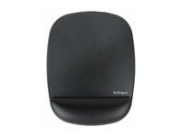 StarTech.com Mouse Pad with Hand rest, 6.7x7.1x 0.8 in (17x18x2cm), Ergonomic Mouse Pad with Wrist Support, Desk Wrist Pad w/ Non-Slip PU Base for Office/Home/Computer/Laptop - Cushioned Gel Mouse Pad w/ Palm Rest - Musemåtte med håndledsstøtte - sort - TAA-kompatibel B-ERGO-MOUSE-PAD