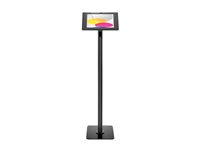 Compulocks - Stand kit - eksponeret front/bagsidekamera og sensorer - for tablet - låsbar - højglansaluminium - sort - gulvstående, fritstående - for Apple iPad A16 Wi-Fi, A16 Wi-Fi + Cellular 150B209SWLB