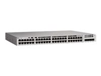 Cisco Catalyst 9200L - Network Essentials - switch - L3 - Administreret - 8 x 100/1000/2.5G/5G/10GBase-T + 40 x 10/100/1000 (PoE+) + 2 x 25 Gigabit Ethernet - monterbar på stativ - PoE+ (740 W) C9200L-48PXG-2Y-E