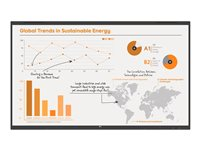 LG CreateBoard 75TR3PN - 75" Diagonal klasse TR3PN Series LED-bagbelyst LCD paneldisplay - uddannelse/virksomhed - med touchscreen (multi touch) / 8 mikrofoner - Android - 4K UHD (2160p) 3840 x 2160 - Direct LED - sort 75TR3PN-B