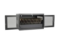 Eaton Tripp Lite Series 16-Device USB Charging Station Cabinet with Sync for iPad and Android Tablets, Wall-Mount and Cart Options, 230V, BS1363 to C13 Plug, Black - Multi-enhedsoplader kabinet - med afbryder - desktop, vægmonterbar - sort - for P/N: CSHANDLEKIT2, UR050-001-24G CSCXB16USB