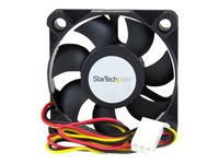 StarTech.com 50x10mm Replacement Ball Bearing Computer Case Fan TX3/LP4 Connector - 3 pin case Fan - TX3 Fan - 50mm Fan (FAN5X1TX3) - Ventilationspakke for system - 50 mm FAN5X1TX3