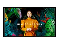 Samsung QB50C - 50" Diagonal klasse QBC Series LED-bagbelyst LCD paneldisplay - digital skiltning - Tizen OS - 4K UHD (2160p) 3840 x 2160 LH50QBCEBGCXEN