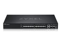 Zyxel XGS2220 Series XGS2220-30F - Switch - L3-adgang, NebulaFLEX Cloud - Administreret - 24 x 100/1000 Base-X + 6 x 10 Gigabit (uplink) - desktop, monterbar på stativ XGS2220-30F-EU0101F