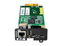 Eaton Cybersecure Gigabit NETWORK-M2 Card for UPS and PDU, UL 2900-1 and IEC 62443-4-2 Certified - Adapter for fjernadministration - Gigabit Ethernet x 1 - for 5P 1500 RACKMOUNT NETWORK-M2
