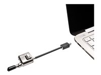 Kensington MiniSaver Mobile Lock - Kabel med låsemekanisme til bærbar computer - sort - 1.8 m K67890WW