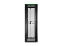 APC NetShelter SX Gen 2 - Rack kabinet - 2258 H x 750W x 1200D mm, med Sides - gulvstående - sort - 48U - 19" - TAA-kompatibel AR3357B2