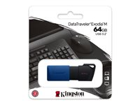 Kingston DataTraveler Exodia M - USB flashdrive - 64 GB - USB 3.2 Gen 1 DTXM/64GB