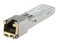 StarTech.com Cisco GLC-TE Compatible Module, 1000BASE-T Copper Industrial Gigabit Ethernet Transceiver, SFP to RJ45 Cat6/Cat5e 100m Extended Temp, Cisco Firepower, IE 2000, C9500, C2960 - Lifetime Warranty (GLCTEST) - SFP (mini-GBIC) transceiver modul (svarende til: Cisco GLC-TE) - 1GbE - 1000Base-T - RJ-45 - op til 100 m GLCTEST