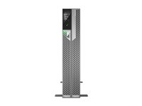 APC Smart-UPS Ultra On-Line - UPS (stativ-monterbar / ekstern) - AC 220-230 V - 5000 Watt - 5000 VA - Litiumion - USB, Ethernet - output-stikforbindelser: 10 - 2U - sølvgrå SRTL5KRM2UI