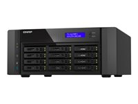QNAP TS-h1290FX - NAS-server - 12 bays - SATA 6Gb/s / PCIe (NVMe) / U.2 - RAM 64 GB - 25 Gigabit Ethernet / 2.5 Gigabit Ethernet - iSCSI support TS-H1290FX-7232P-64G