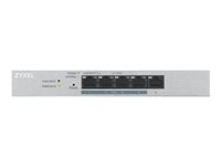 Zyxel GS1200-5HP v2 - Switch - Administreret - 1 x 10/100/1000 + 4 x 10/100/1000 (PoE+) - desktop - PoE+ (60 W) GS1200-5HPV2-EU0101F
