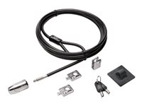 Kensington Desktop and Peripherals Locking Kit 2.0 - Supervisor Keyed - Sikkerhedspakke for system - 2.44 m K64425S