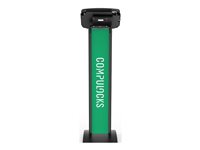 Compulocks Galaxy Tab A8 10.5" Space Enclosure Brandable Floor Stand Plus Hub - Stativ - for tablet - sort - skærmstørrelse: 10.5" - gulvstående - for Samsung Galaxy Tab A8 140B105GA8SBH01