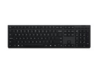 Lenovo Professional - Tastatur - full size - trådløs - 2.4 GHz, Bluetooth - QWERTY - Nordisk - grå - brun kasse - for ThinkCentre M70q Gen 5; M90q Gen 5; M90t Gen 5; V14 G5 IRL; V15 G4 AMN; V15 G4 IRU 4Y41R64546
