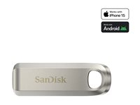 SanDisk Ultra Luxe - USB flashdrive - 128 GB - USB-C 3.2 Gen 1 SDCZ75-128G-G46