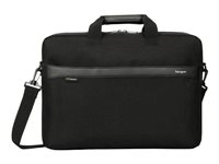 Targus GeoLite EcoSmart Slim Brief - Bæretaske til notebook - 17.3" - sort TSS991GL