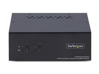 StarTech.com 2-Port Dual-Monitor DisplayPort en HDMI KVM Switch, 4K 60Hz - KVM / audio / USB switch - 2 x KVM / audio / USB - 1 lokalbruger - desktop - TAA-kompatibel P2ADDH462-KVM-SWITCH