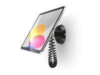 Compulocks Universal Tablet Magnetix Tilting Wall Mount - Monteringssæt (magnetisk vægmontering) - landskab/portræt - for tablet - universal - låsbar - sort - skærmstørrelse: op til 13" 505BVHBMM01