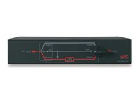 APC Service Bypass Panel - Bypass-omskifter (rackversion) - AC 200/208/240 V - output-stikforbindelser: 4 - 2U - 19" - 3.05 m ledning - sort - for Smart-UPS 3000VA USB & Serial, 3000VA XL, 5000VA, 5000VA XL SBP5000RMT2U