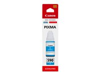 Canon GI 590 C - 70 ml - cyan - original - blækrefill - for PIXMA G1500, G1501, G1510, G2500, G2501, G2510, G3500, G3501, G3510, G4410, G4500, G4511 1604C001