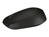 Logitech B170 - Mus - optisk - 3 knapper - trådløs - 2.4 GHz - trådløs modtager (USB) - sort 910-004798
