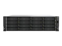 QNAP TS-H1677AXU-RP - NAS-server - 16 bays - rackversion - SATA 6Gb/s - RAID 0, 1, 5, 6, 10, 50, 60, JBOD - RAM 32 GB - Gigabit Ethernet / 2.5 Gigabit Ethernet / 5 Gigabit Ethernet / 10 Gigabit Ethernet - iSCSI support - 3U TS-H1677AXU-RP-R7-32G