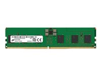 Micron - DDR5 - modul - 16 GB - DIMM 288-PIN - 4800 MHz / PC5-38400 - CL40 - 1.1 V - registreret - ECC MTC10F1084S1RC48BR