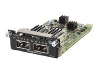 HPE Aruba - Ekspansionsmodul - 40 Gigabit QSFP+ x 2 - for HPE Aruba 3810M 16SFP+ 2-slot Switch JL079A