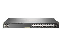 HPE Aruba 2930F 24G PoE+ 4SFP - Switch - L3 - Administreret - 24 x 10/100/1000 (PoE+) + 4 x Gigabit SFP (uplink) - monterbar på stativ - PoE+ (370 W) JL261A