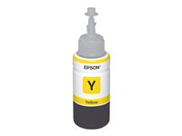Epson T6644 - 70 ml - gul - original - blækrefill - for EcoTank ET-14000, ET-16500, ET-2500, ET-2550, ET-2600, ET-2650, ET-3600, ET-4500, ET-4550 C13T664440