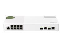 QNAP QSW-M2108-2C - Switch - Administreret - 2 x 10 Gigabit SFP+ + 8 x 2.5GBase-T - desktop QSW-M2108-2C