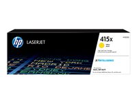 HP 415X - Højtydende - gul - original - LaserJet - tonerpatron (W2032X) - for Color LaserJet Enterprise MFP M480; Color LaserJet Managed E45028; LaserJet Managed E45028 W2032X