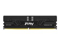 Kingston FURY Renegade Pro - DDR5 - modul - 16 GB - DIMM 288-PIN - 6400 MT/s / PC5-51200 - CL32 - 1.4 V - registreret - on-die ECC - sort KF564R32RB-16