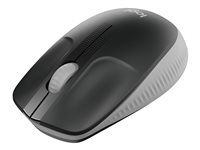 Logitech M190 - Mus - optisk - 3 knapper - trådløs - trådløs modtager (USB) - mellemgrå 910-005906