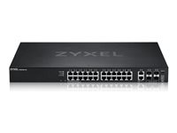 Zyxel XGS2220 Series XGS2220-30 - Switch - L3-adgang, NebulaFLEX Cloud - Administreret - 24 x Gigabit Ethernet + 6 x 10/100/1000 (uplink) - desktop, monterbar på stativ XGS2220-30-EU0101F