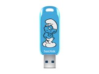 SanDisk Smurfs - Brainy Smurf Edition USB flashdrive - 64 GB - USB 3.2 Gen 1 SDCZIS-064G-G46