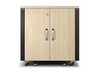 APC NetShelter - Rack (lodret) - lydtæt - AC 100-230 V - ahornfarvet - 12U - 19" AR4012A