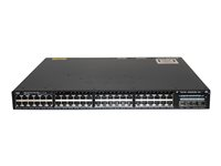 Cisco Catalyst 3650-48FS-L - Switch - Administreret - 48 x 10/100/1000 (PoE+) + 4 x SFP - desktop, monterbar på stativ - PoE+ (775 W) WS-C3650-48FS-L