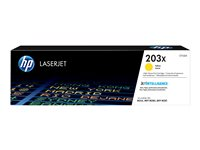 HP 203X - Højtydende - gul - original - LaserJet - tonerpatron (CF542X) CF542X