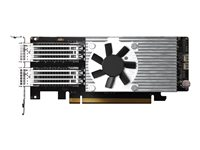 QNAP QXG-100G2SF-E810 - Netværksadapter - PCIe 4.0 x16 lavprofil - 100 Gigabit QSFP28 x 2 - for QNAP TS-H2490FU QXG-100G2SF-E810