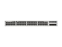 Cisco Catalyst 9200L - Network Essentials - switch - L3 - Administreret - 48 x 10/100/1000 (PoE+) + 4 x 10 Gigabit SFP+ (uplink) - monterbar på stativ - PoE+ (370 W) C9200L-48PL-4X-E