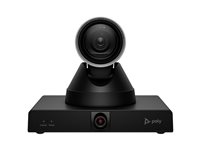 HP Poly Studio E60 - Konferencekamera - PTZ - farve - 2 x 8 MP - 3840 x 2160 - 4K UHD (3840 x 2160), 2160p - audio - LAN - USB - DC 12 V / PoE Plus - TAA-kompatibel 9W1A7AA#AC3