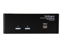 StarTech.com DVI KVM Switch with Audio & USB 2.0 Hub - 2-Port USB KVM Switch - 1920 x 1200 - Dual Monitor KVM Switch (SV231DD2DUA) - KVM / audio / USB switch - 2 x KVM / audio / USB - 1 lokalbruger - desktop - for P/N: IM12D1500P, SVA12M2NEUA, SVA12M5NA, USBDVI4N1A10, USBDVI4N1A6 SV231DD2DUA