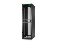APC NetShelter SX Gen 2 - Rack kabinet - 2124 H x 600W x 1070D mm, med Sides - gulvstående - sort - 45U - 19" - TAA-kompatibel AR3105B2