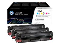 HP 410X - 3 pakker - Højtydende - gul, cyan, magenta - original - LaserJet - tonerpatron (CF252XM) - for Color LaserJet Pro M452, MFP M377, MFP M477 CF252XM