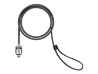 Compulocks T-bar Security Keyed Cable Lock - Sikkerhedskabelslås - 1.83 m - for Compulocks BrandMe VESA Brandable Floor Stand For Tablets White, iPad 10, Space Rise CL15