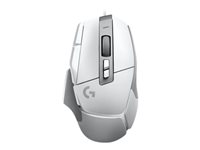 Logitech G G502 X - Mus - optisk - kablet - USB - hvid 910-006146