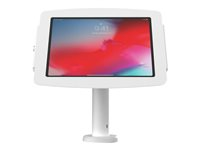 Compulocks iPad 10.2" Space Enclosure Tilting Stand 4" - Monteringssæt (indelukke, pælstander) - for tablet - låsbar - højglansaluminium - hvid - skærmstørrelse: 10.2" - skrivebordsmonterbar - for Apple 10.2-inch iPad (7. generation, 8. generation, 9. generation) TCDP04W102IPDSW