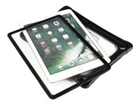 NutKase Rugged Case - Beskyttende kasse til tablet - grov - sort, klar - 10.2" - for Apple 10.2-inch iPad (7. generation, 8. generation, 9. generation) NK136B-EL